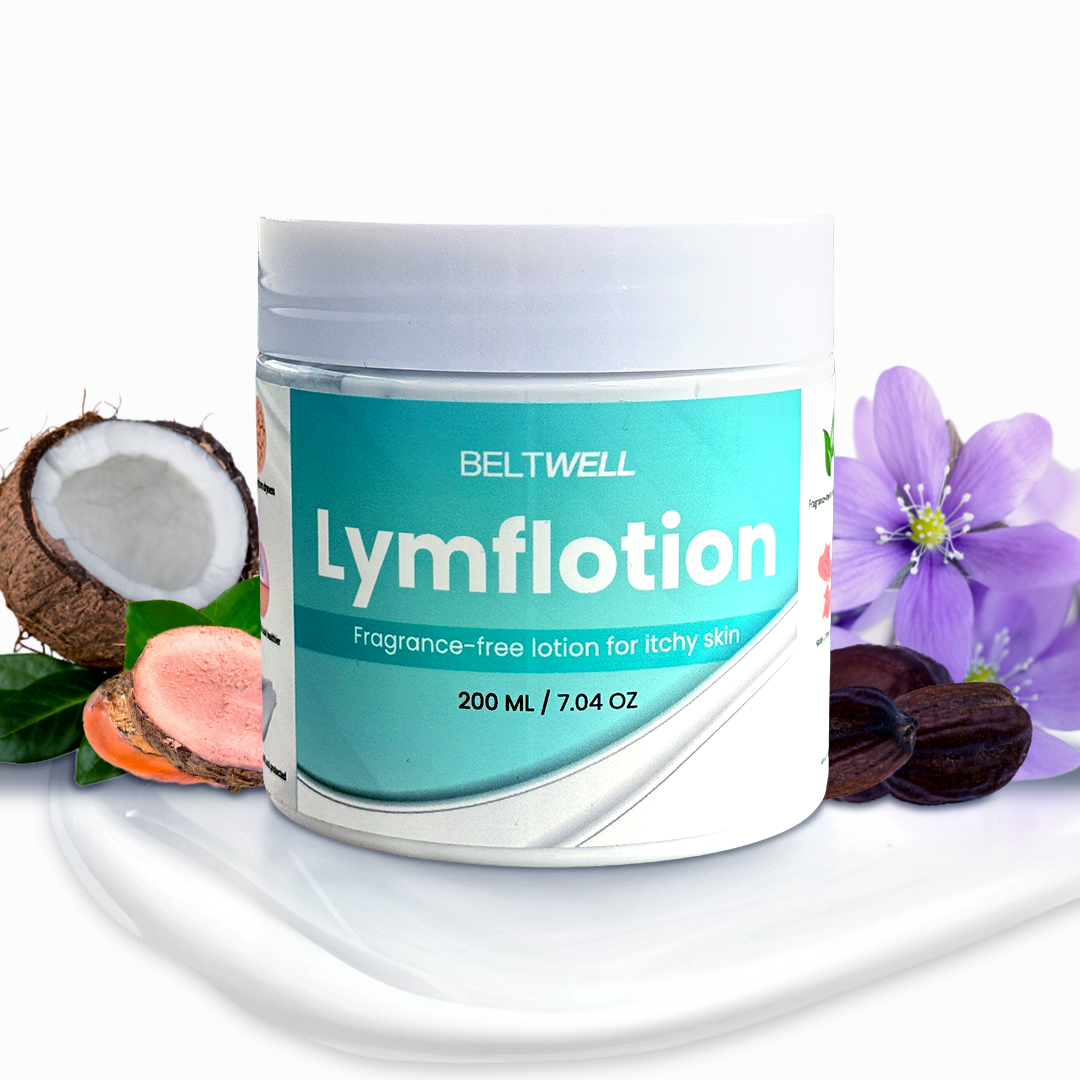 Lymphatic Support Fragrance-Free Non-Greasy Anti-Itch Ceramide NP Lotion