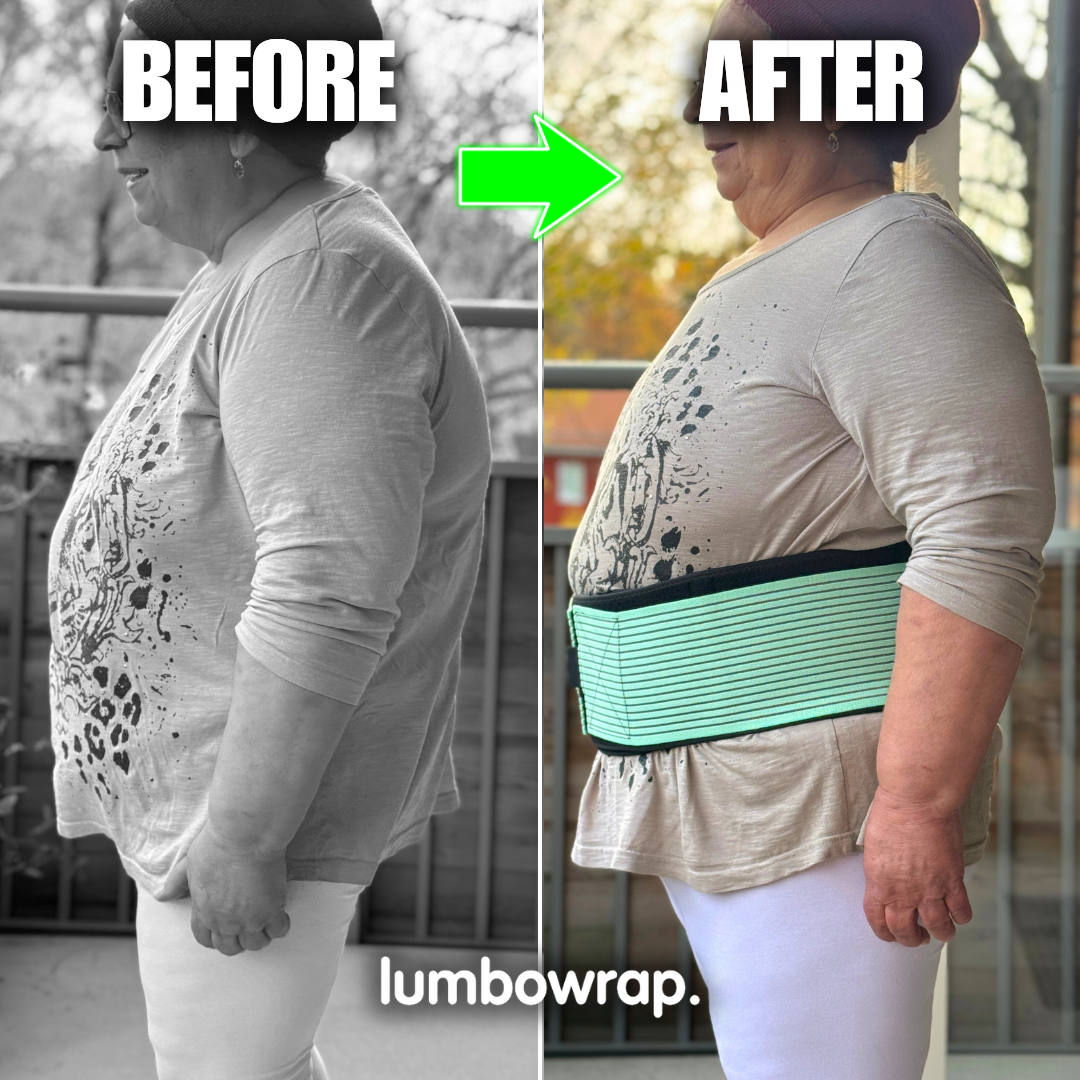 Lumbowrap® - The Complete Lower Back & Hip Pain Wrap For Easier Walking & Standing