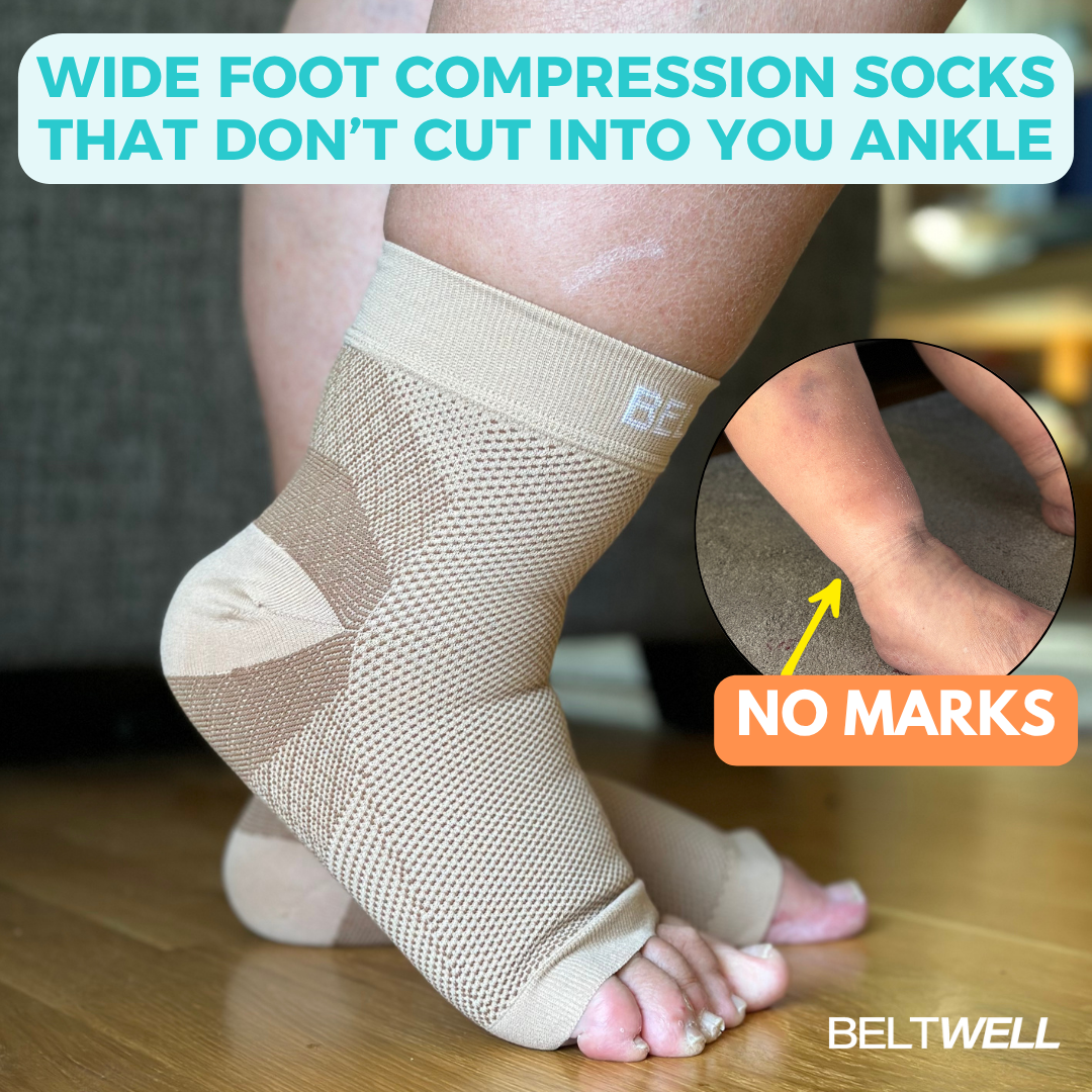 Beltwell® - Plus-Size Foot & Ankle Compression Socks For Swelling