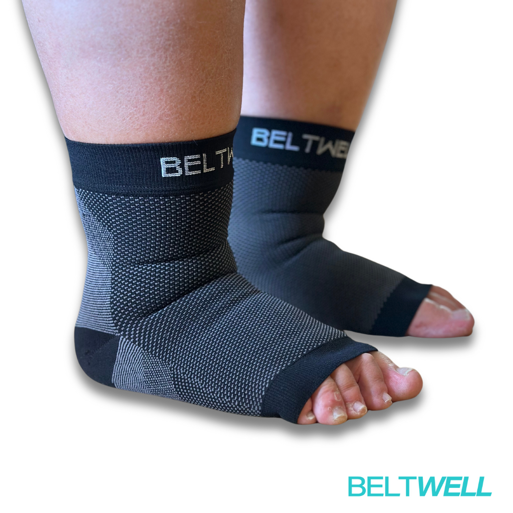 Beltwell® - Plus-Size Foot & Ankle Compression Socks For Swelling (2 pairs)