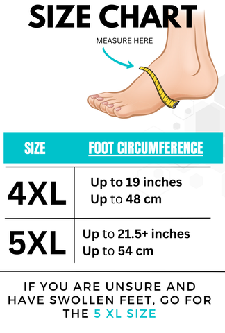 Beltwell® - Plus-Size Foot & Ankle Compression Socks For Swelling (2 pairs)