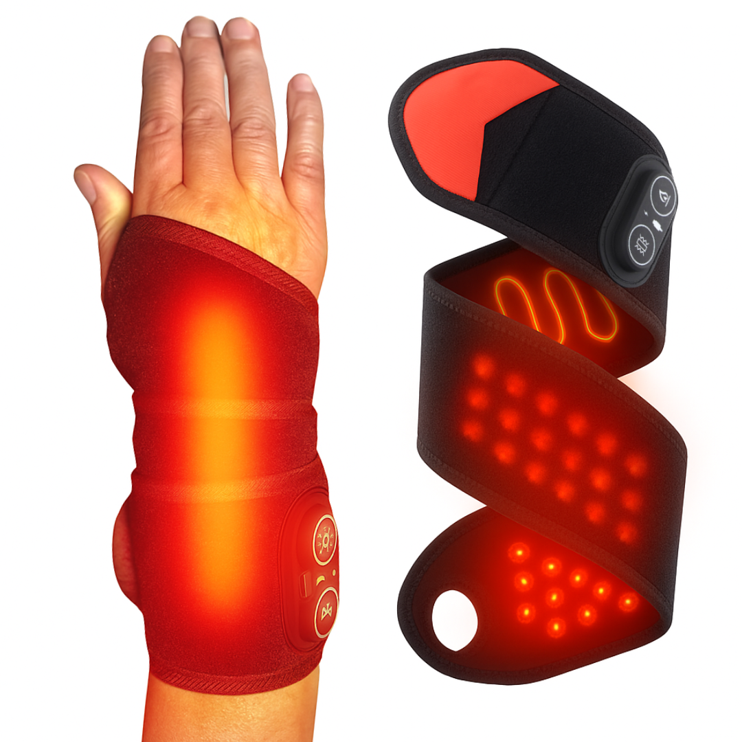 Beltwell® - The Cordless Heated Wrist Wrap With Red Light Waves 3000mAh