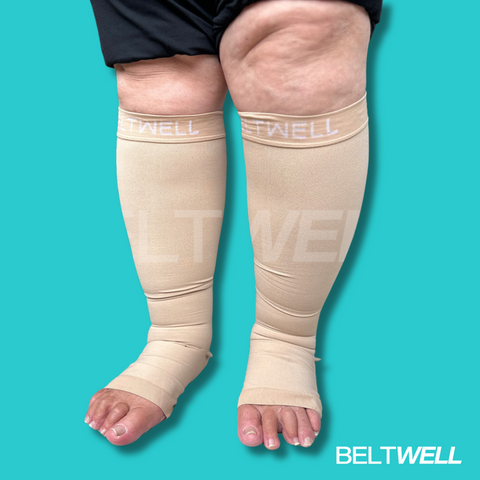 Beltwell® - Toeless Compression Socks  (2 pairs)