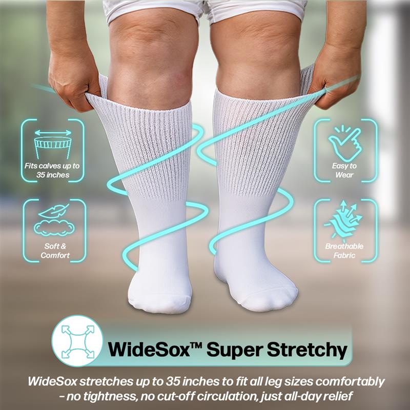 WideSox™ Super Stretchy Circulation, Mobility & Balance Socks