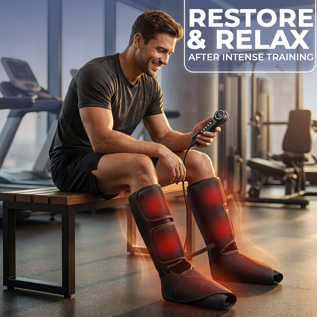 LymfoAir™ PRO - Leg Air Compression Boots With Heat & 3 Massage Modes