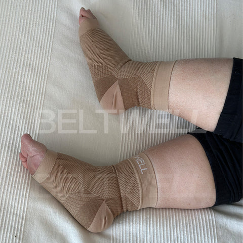 Beltwell® - Plus-Size Foot & Ankle Compression Socks For Swelling (2 pairs)