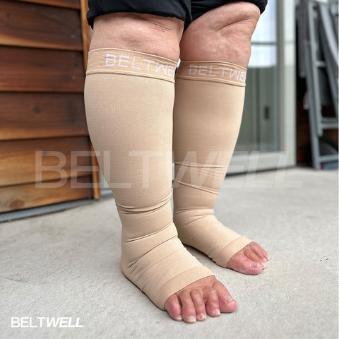 Beltwell® - Toeless Compression Socks  (2 pairs)