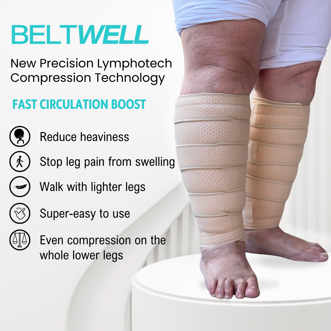 The Lower Leg Compression System For Feet & Calves (2 pack Each) |  BEIGE