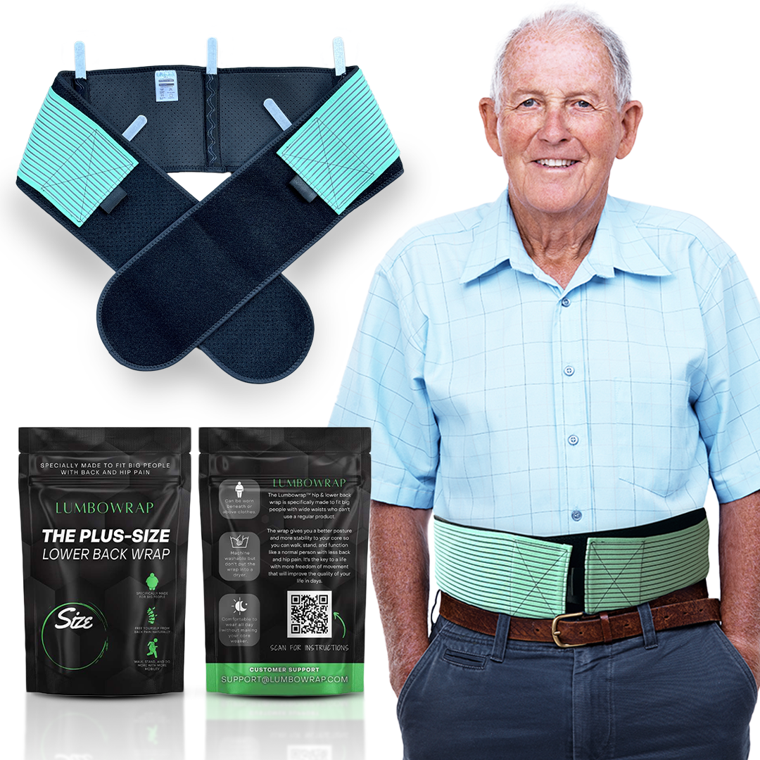 Lumbowrap® - The Complete Lower Back & Hip Pain Wrap For Easier Walking & Standing