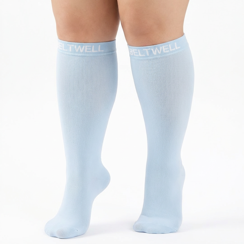 Beltwell® The Original Extra Wide StretchKnit™ Compression Socks 20-30 mmHg
