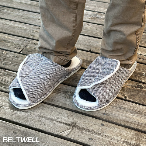 Beltwell® - Unisex Adjustable Wide Slippers For Swollen Feet